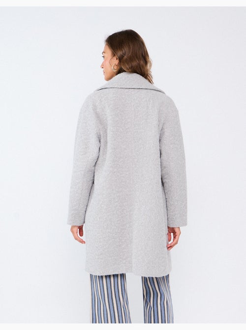Veste midi effet bouclé, mo fashion - Kiabi