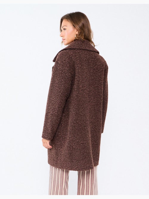 Veste midi effet bouclé, mo fashion - Kiabi Veste midi effet bouclé, mo fashion - Kiabi
