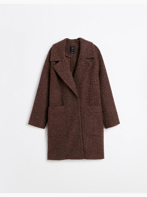 Veste midi effet bouclé, mo fashion - Kiabi Veste midi effet bouclé, mo fashion - Kiabi