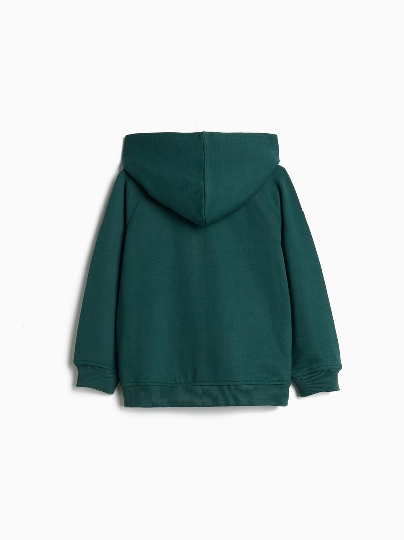Veste molleton à capuche, MO Fashion Vert - Kiabi