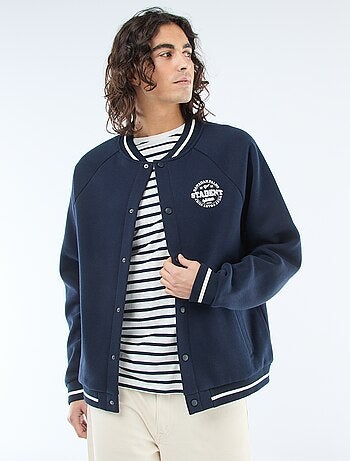 Veste molletonnée style américain