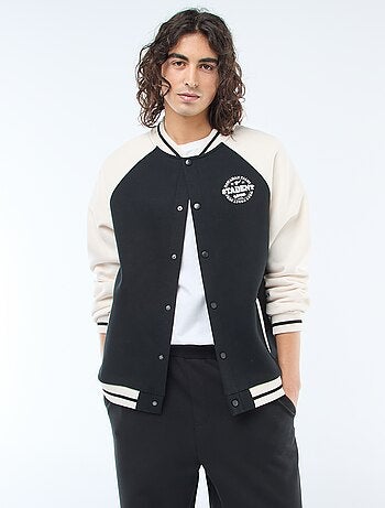 Veste molletonnée style américain