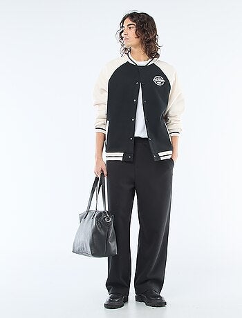 Veste molletonnée style américain