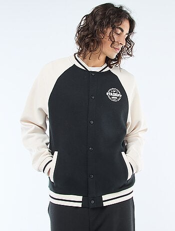 Veste molletonnée style américain