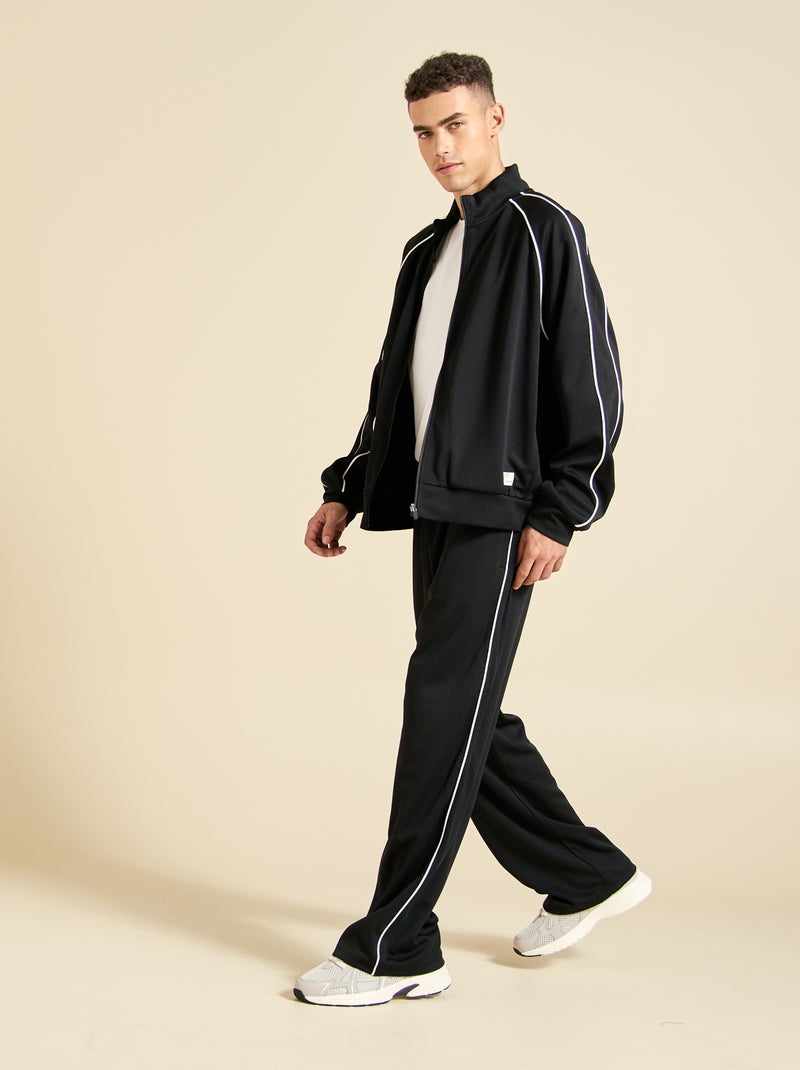 Veste multi-sport zippée - (ekstract) Noir - Kiabi