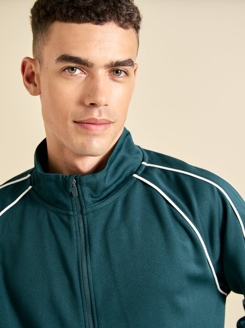 Veste multi-sport zippée - (ekstract) Vert - Kiabi