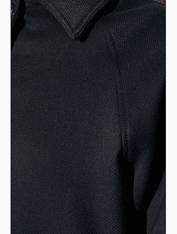 Veste oversize tissée effet peluche, boutonnée dilvin