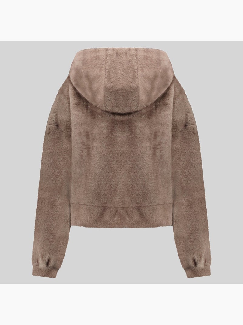 Veste polaire à capuche dadani – geographical norway Taupe - Kiabi