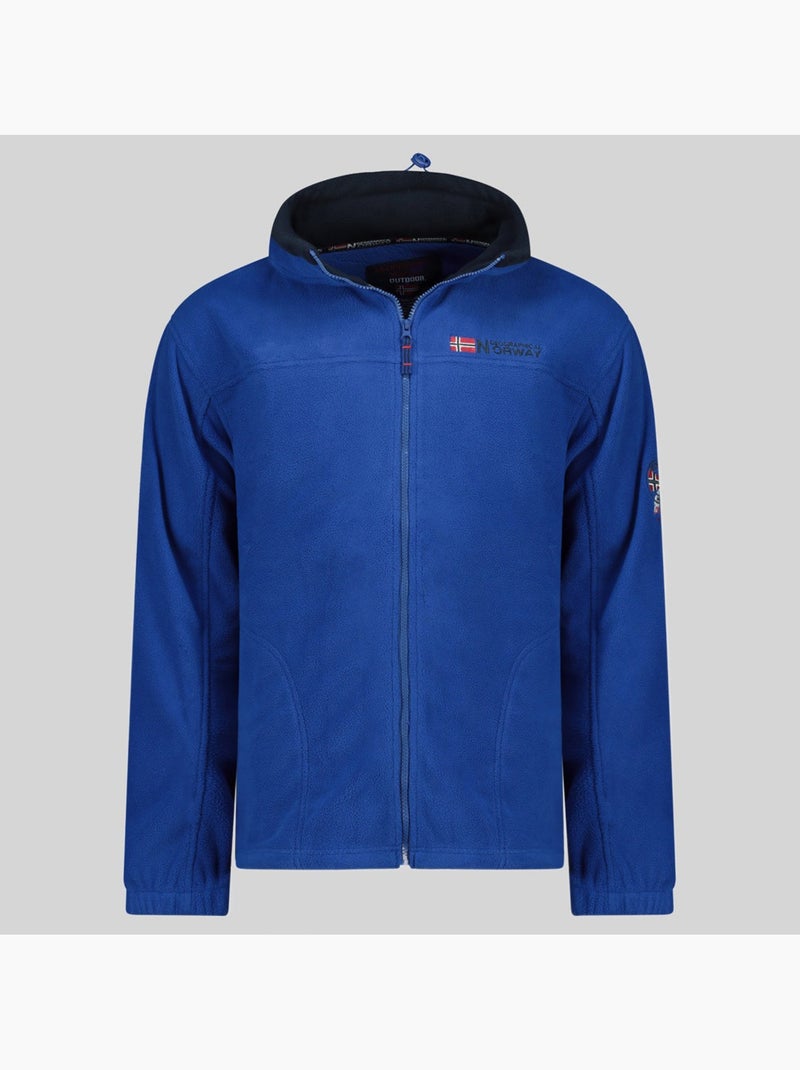 Veste polaire à capuche tamazonie – geographical norway Bleu roi - Kiabi