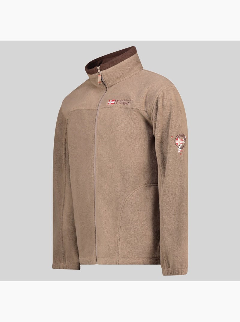 Veste polaire à capuche tamazonie – geographical norway Taupe - Kiabi