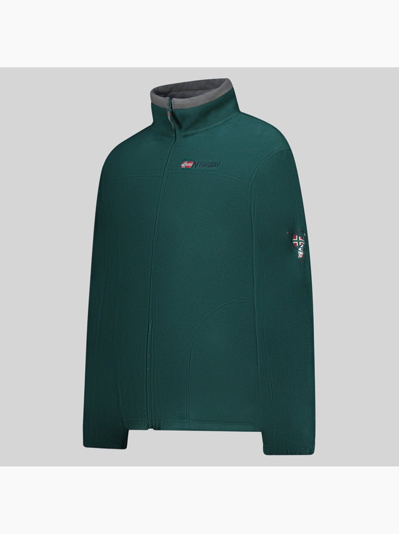 Veste polaire à capuche tamazonie – geographical norway Vert foncé - Kiabi