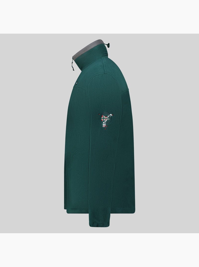 Veste polaire à capuche tamazonie – geographical norway Vert foncé - Kiabi