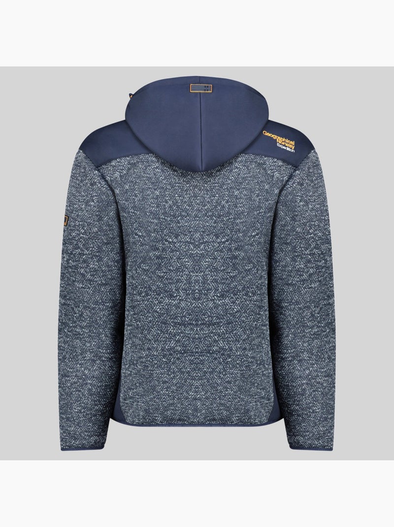 Veste polaire à capuche tank – geographical norway Bleu marine - Kiabi