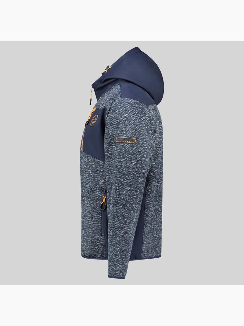 Veste polaire à capuche tank – geographical norway Bleu marine - Kiabi