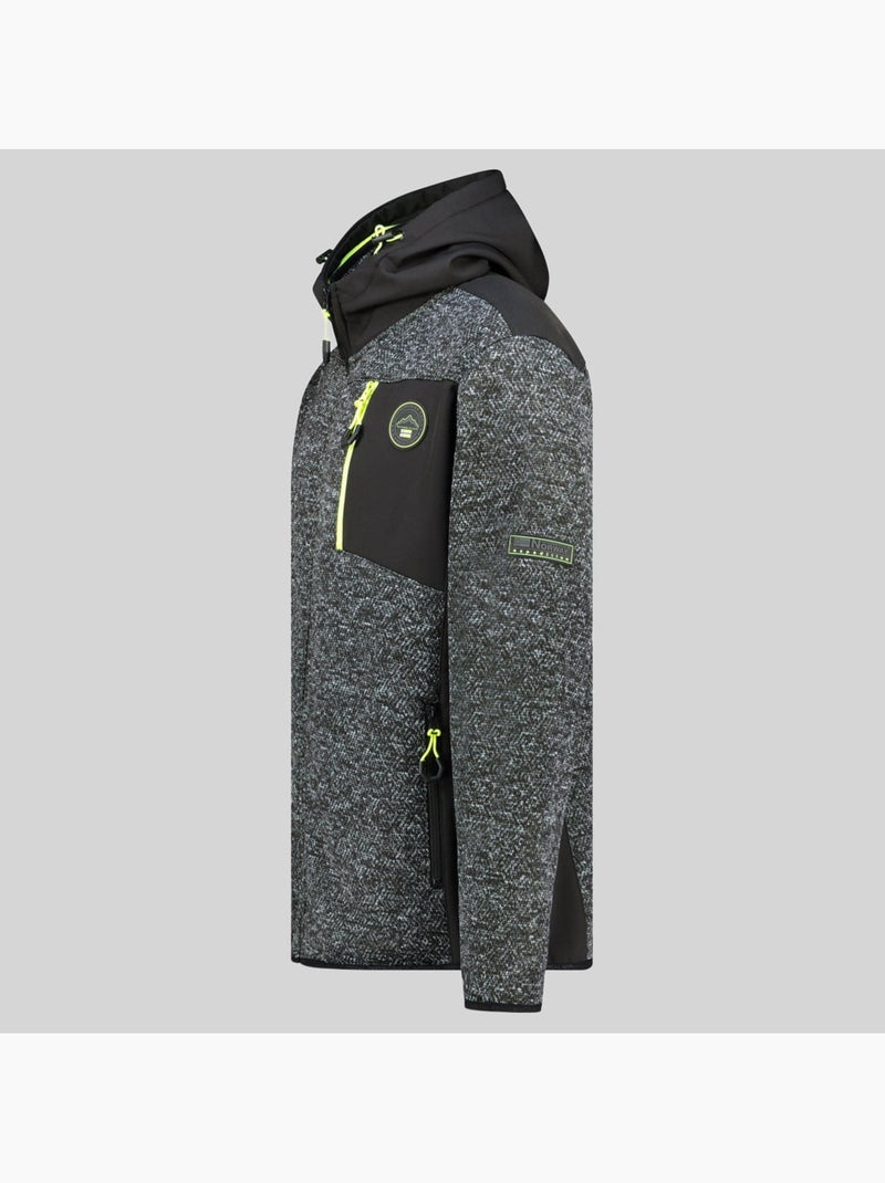 Veste polaire à capuche tank – geographical norway Noir - Kiabi