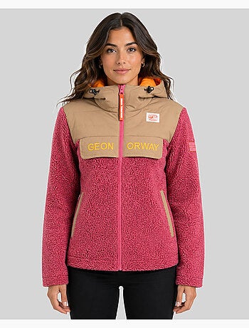 Veste polaire à capuche techic fz – geographical norway