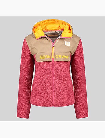 Veste polaire à capuche techic fz – geographical norway