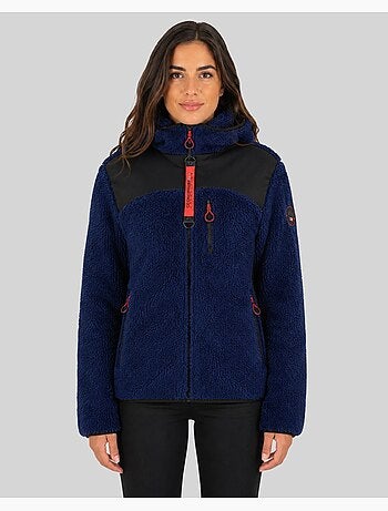 Veste polaire à capuche telodia – geographical norway