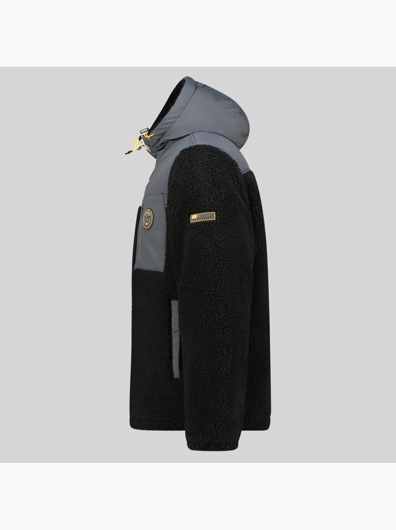 Veste polaire à capuche terpa – geographical norway Noir - Kiabi