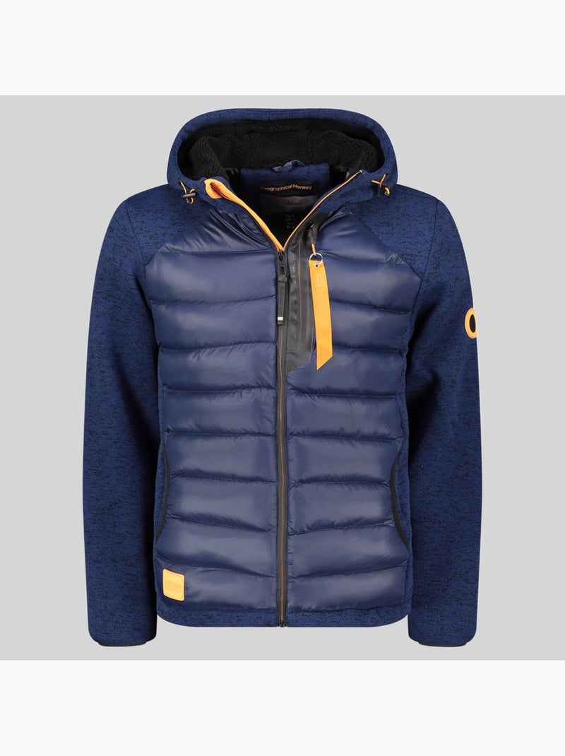 Veste polaire à capuche theo – geographical norway Bleu marine - Kiabi