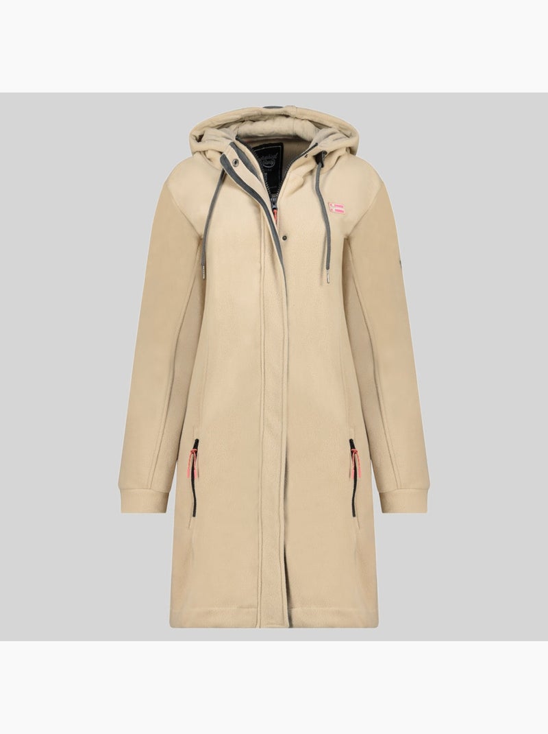 Veste polaire à capuche timothe – geographical norway Beige - Kiabi