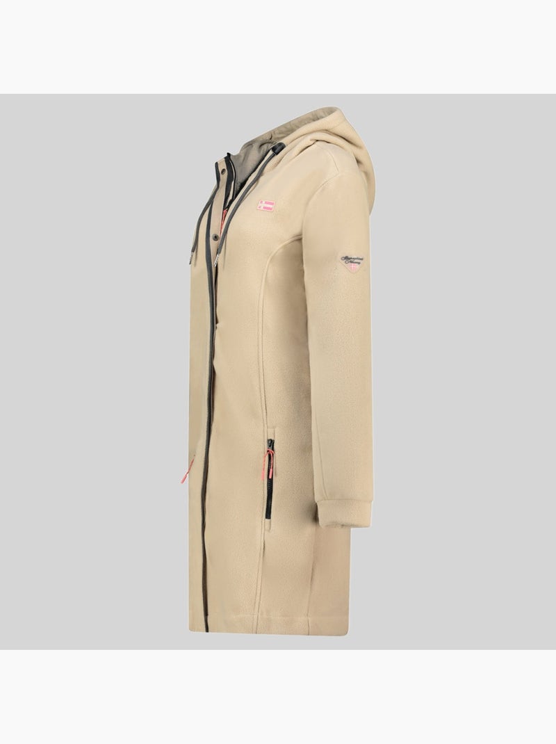 Veste polaire à capuche timothe – geographical norway Beige - Kiabi