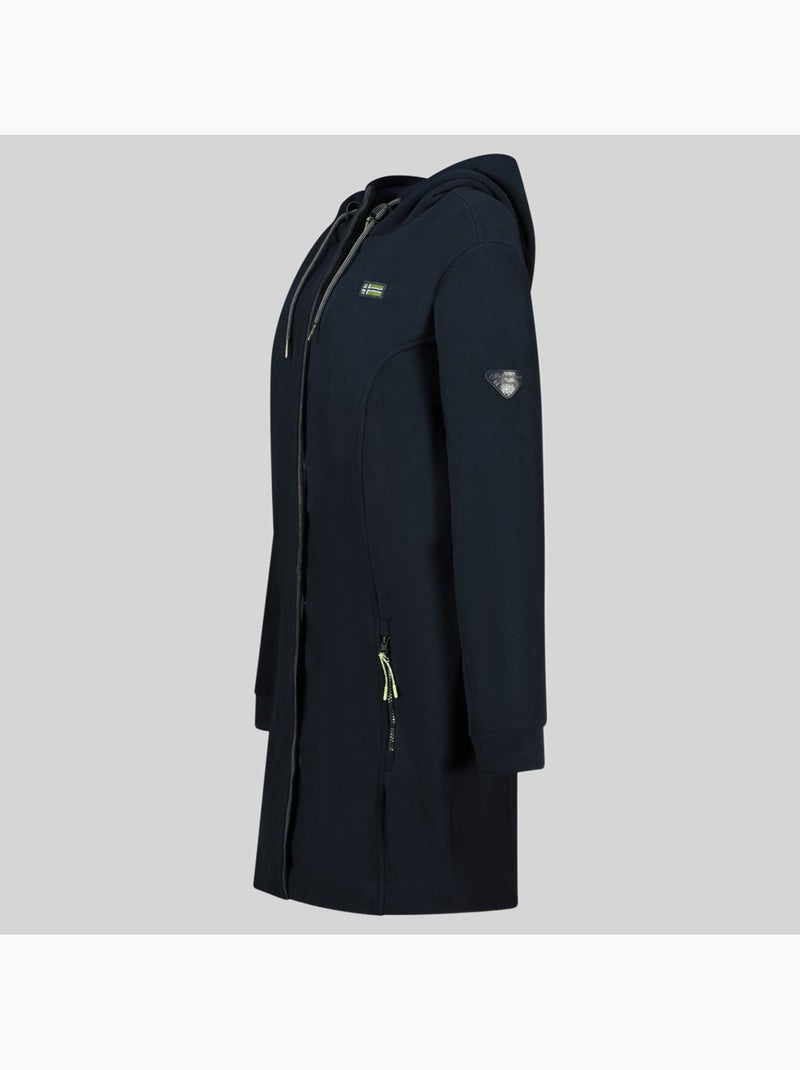 Veste polaire à capuche timothe – geographical norway Bleu marine - Kiabi