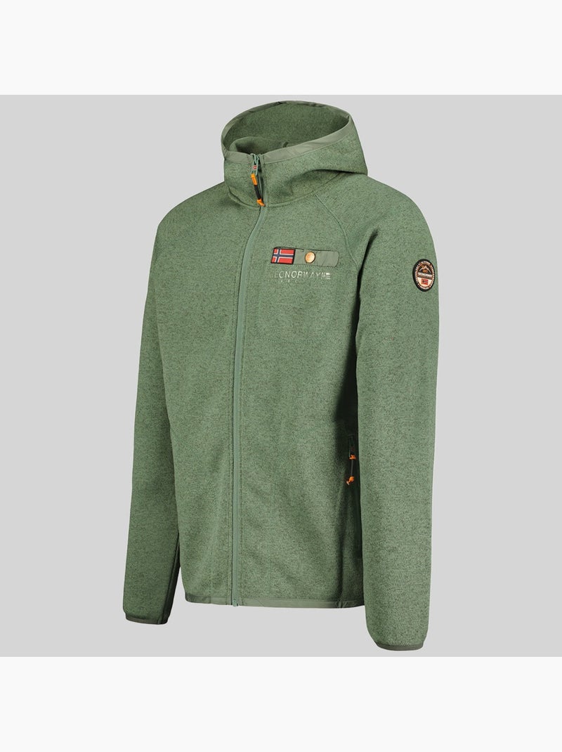 Veste polaire à capuche tiparni – geographical norway Vert - Kiabi