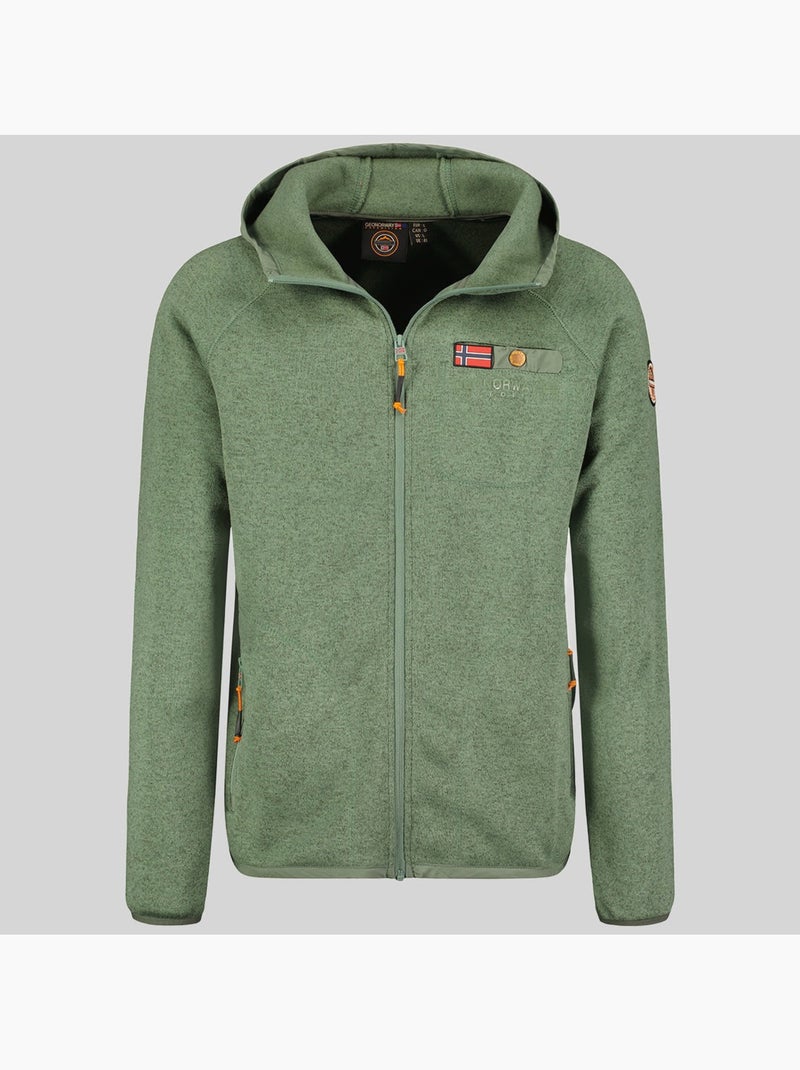 Veste polaire à capuche tiparni – geographical norway Vert - Kiabi