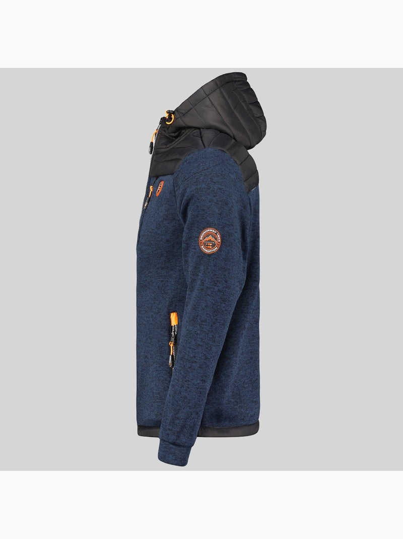 Veste polaire à capuche toledo – geographical norway Bleu marine - Kiabi