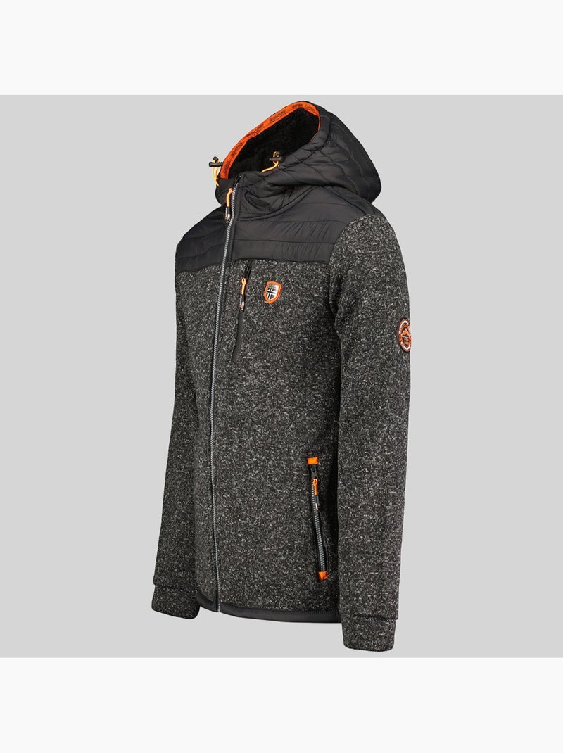 Veste polaire à capuche toledo – geographical norway Noir - Kiabi