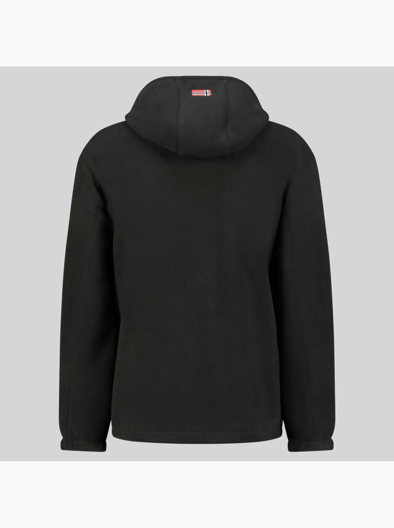 Veste polaire à capuche torleon hood – geographical norway Noir - Kiabi