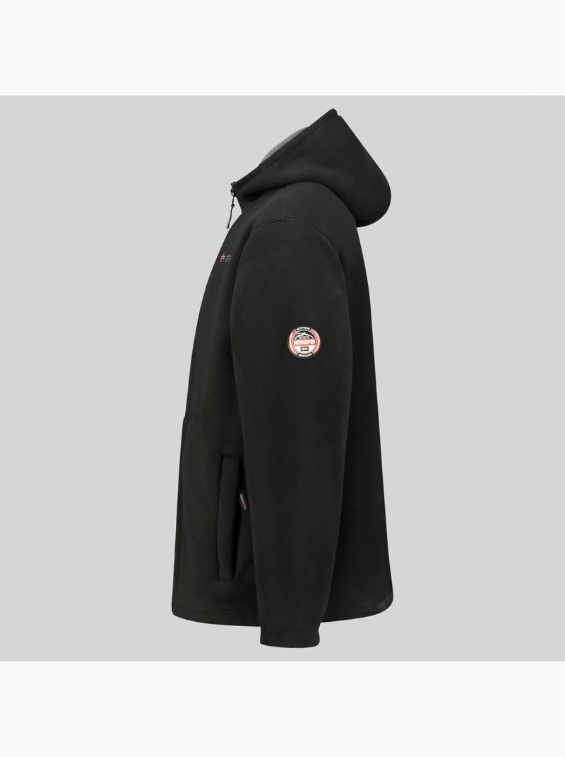 Veste polaire à capuche torleon hood – geographical norway Noir - Kiabi