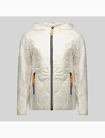 Veste polaire à capuche torsade – geographical norway