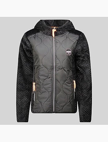 Veste polaire à capuche torsade – geographical norway