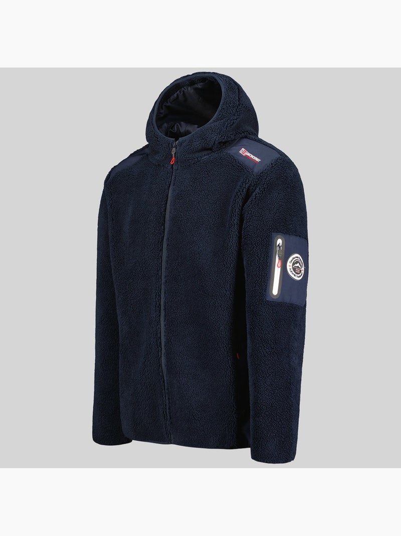 Veste polaire à capuche tufour – geographical norway Bleu marine - Kiabi