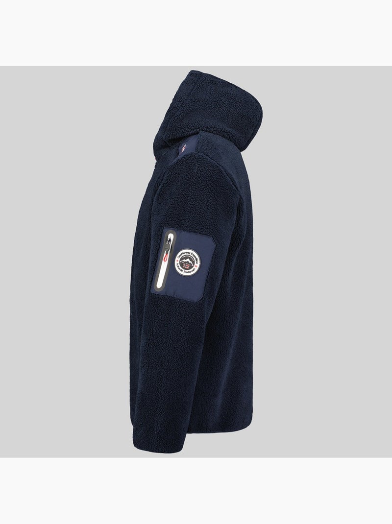 Veste polaire à capuche tufour – geographical norway Bleu marine - Kiabi