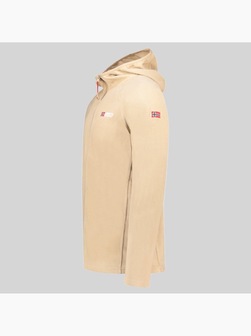Veste polaire à capuche tugood – geographical norway Beige - Kiabi