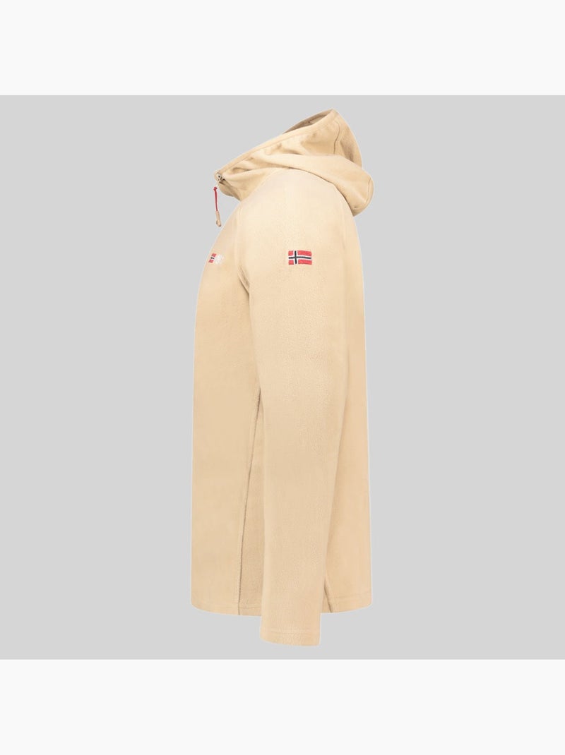 Veste polaire à capuche tugood – geographical norway Beige - Kiabi