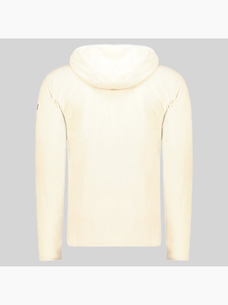 Veste polaire à capuche tugood – geographical norway Blanc cassé - Kiabi