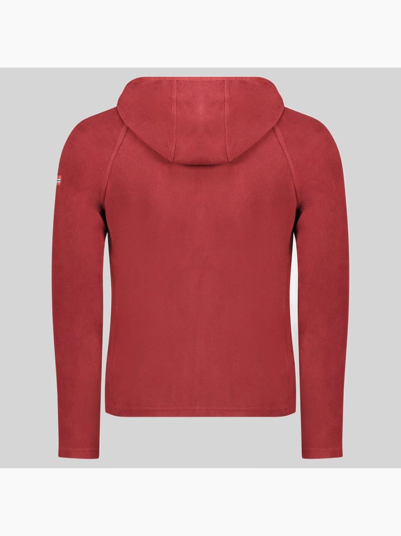 Veste polaire à capuche tugood – geographical norway Bordeaux - Kiabi