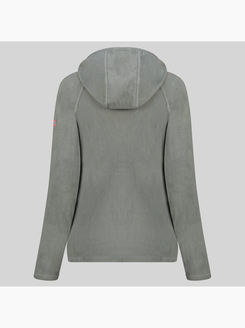 Veste polaire à capuche tugood – geographical norway Gris foncé - Kiabi