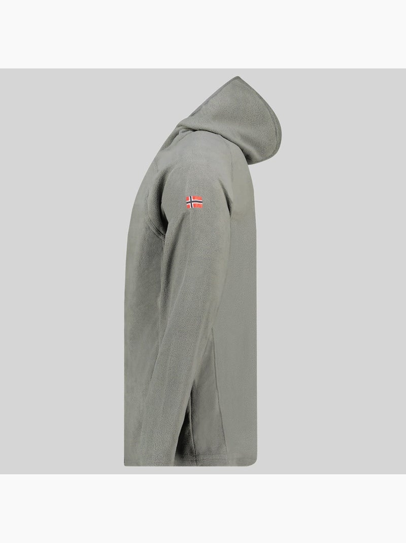 Veste polaire à capuche tugood – geographical norway Gris foncé - Kiabi