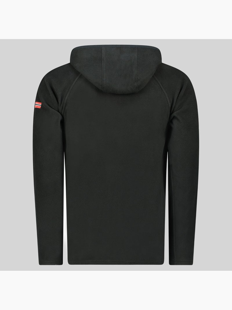 Veste polaire à capuche tugood – geographical norway Noir - Kiabi