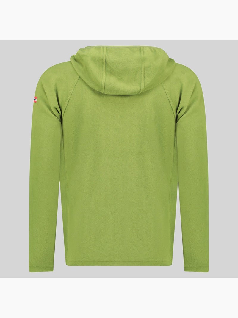 Veste polaire à capuche tugood – geographical norway Vert kiwi - Kiabi