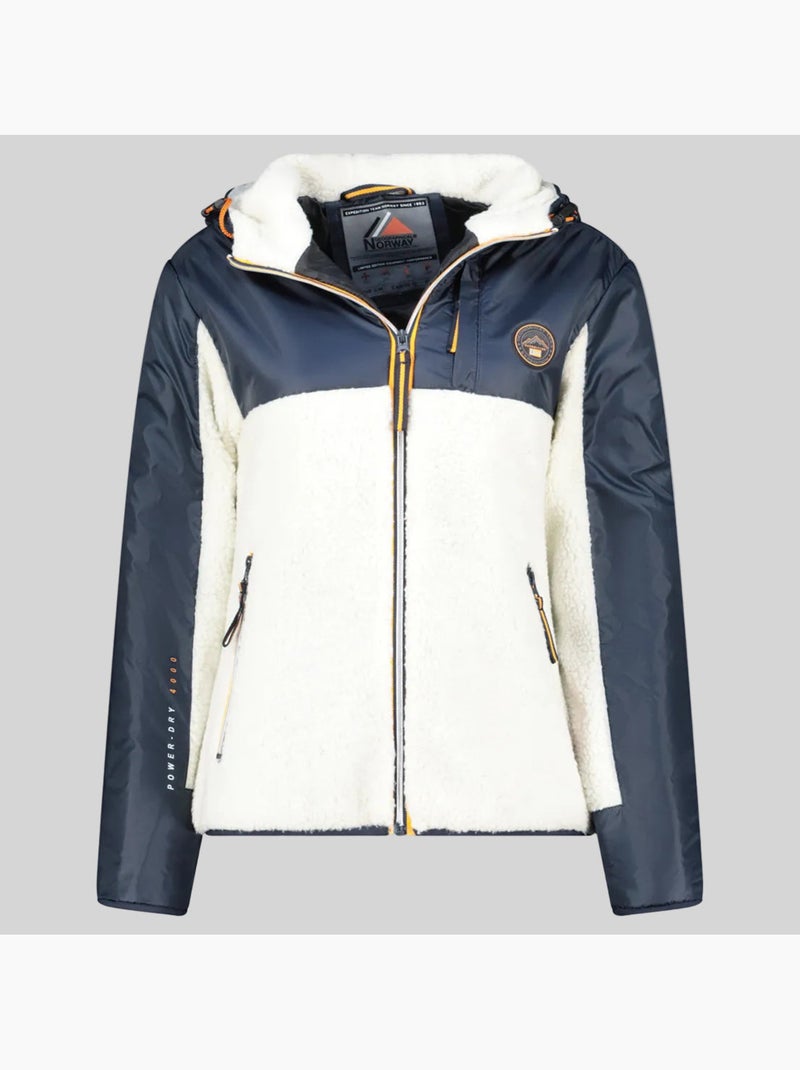 Veste polaire à capuche ulyssim – geographical norway Bleu marine - Kiabi