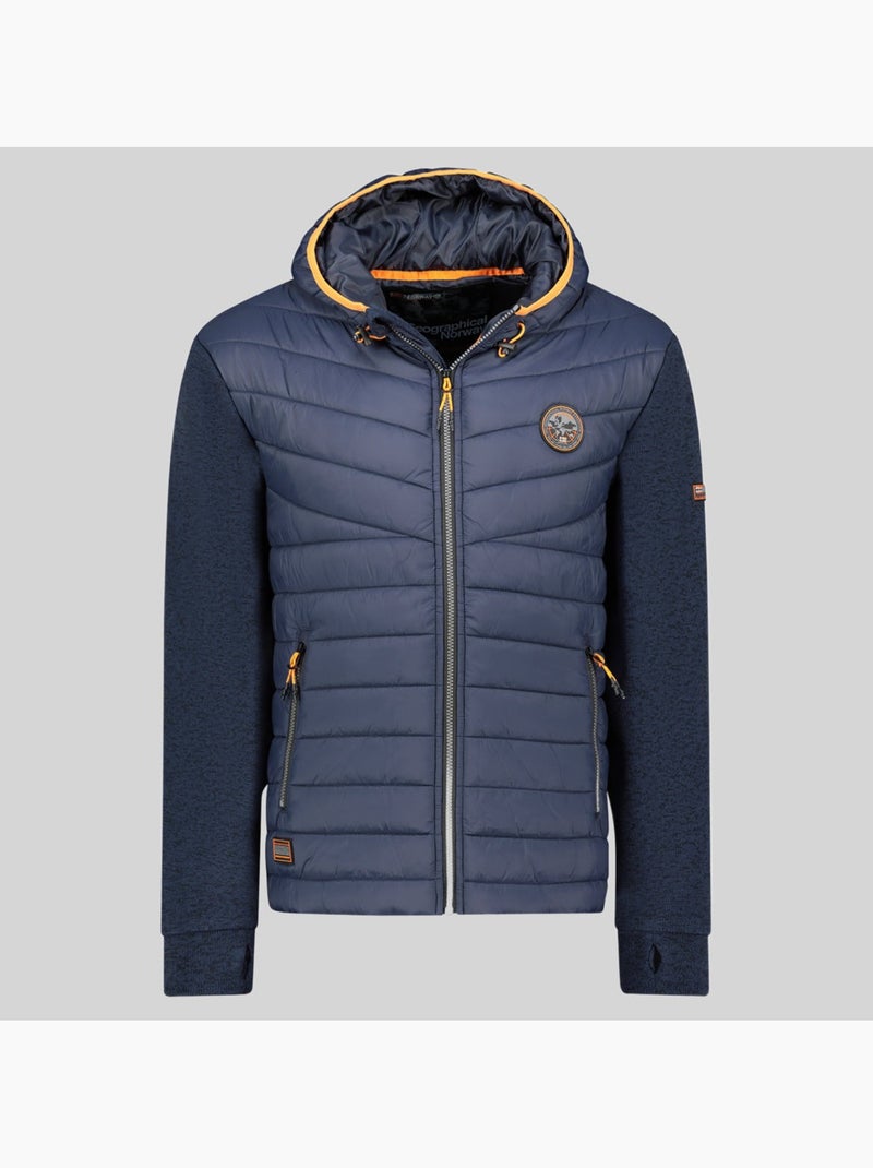 Veste polaire à capuche ummos – geographical norway Bleu marine - Kiabi