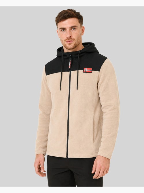 Veste polaire à capuche uniclerc hood – geographical norway - Kiabi