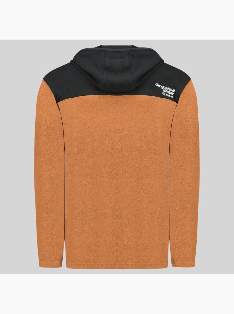 Veste polaire à capuche uniclerc hood – geographical norway Camel - Kiabi