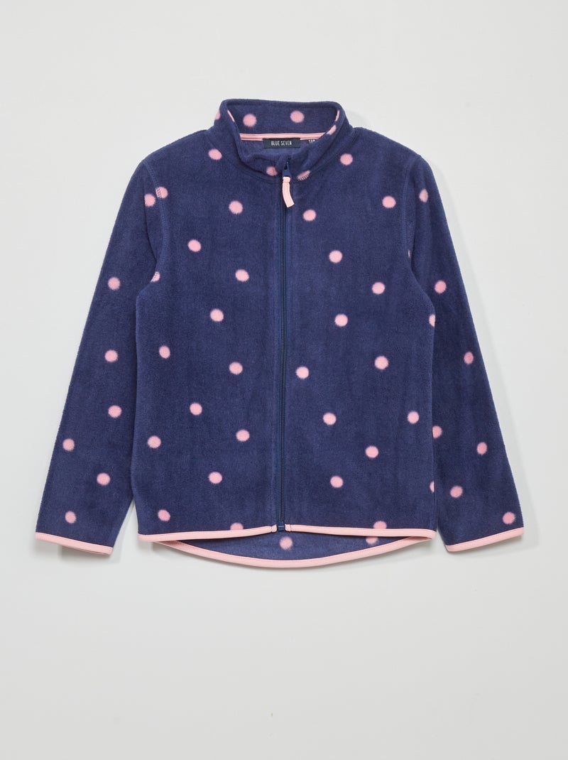 Veste polaire Bleu - Kiabi